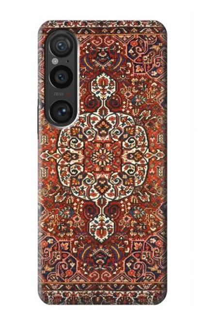 W3813 Persian Carpet Rug Pattern Hard Case and Leather Flip Case For Sony Xperia 1 VI