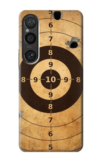 W3894 Paper Gun Shooting Target Hard Case and Leather Flip Case For Sony Xperia 1 VI