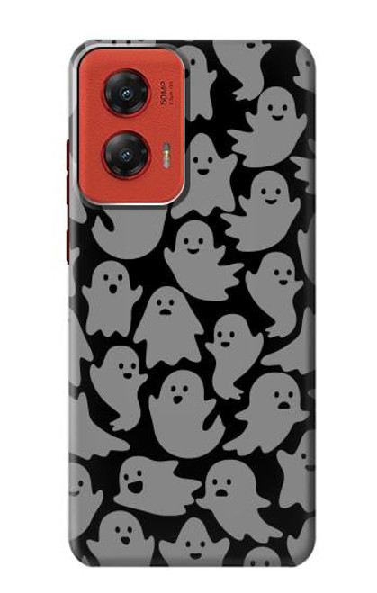 W3835 Cute Ghost Pattern Hard Case and Leather Flip Case For Motorola Moto G Stylus 5G (2024)