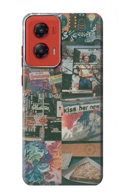 W3909 Vintage Poster Hard Case and Leather Flip Case For Motorola Moto G Stylus 5G (2024)