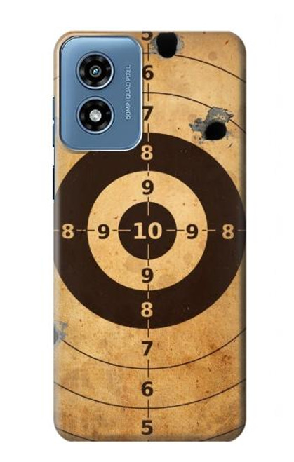 W3894 Paper Gun Shooting Target Hard Case and Leather Flip Case For Motorola Moto G Play 4G (2024)