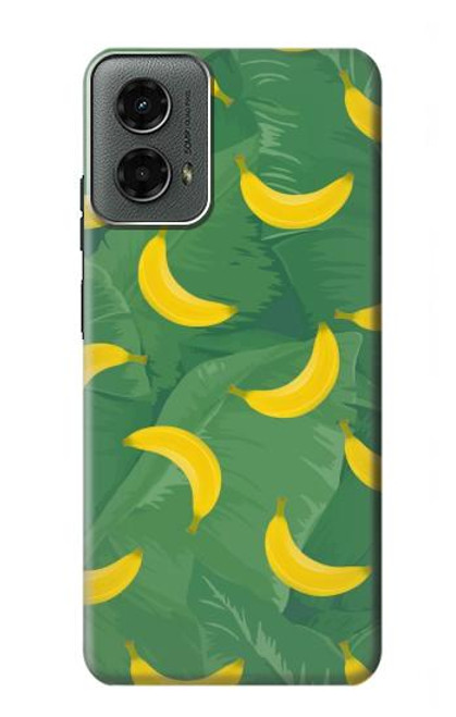 W3286 Banana Fruit Pattern Hard Case and Leather Flip Case For Motorola Moto G 5G (2024)