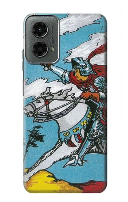 W3731 Tarot Card Knight of Swords Hard Case and Leather Flip Case For Motorola Moto G 5G (2024)