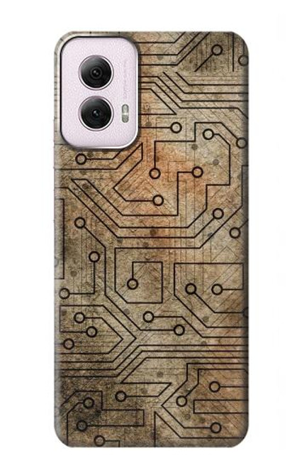 W3812 PCB Print Design Hard Case and Leather Flip Case For Motorola Moto G Power 5G (2024)