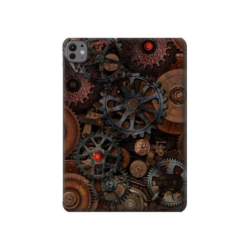 W3884 Steampunk Mechanical Gears Tablet Hard Case For iPad Pro 11 (2024)