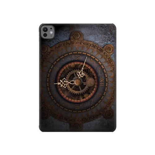 W3908 Vintage Clock Tablet Hard Case For iPad Pro 11 (2024)