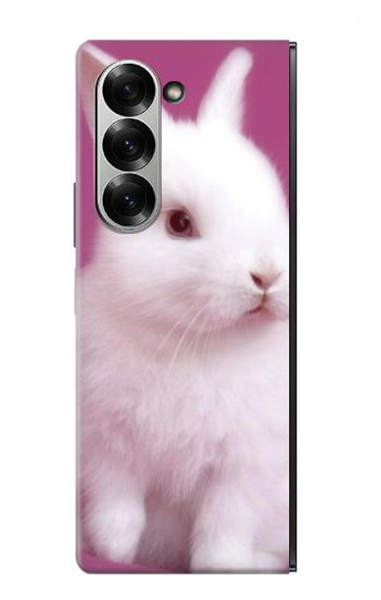 W3870 Cute Baby Bunny Hard Case and Leather Flip Case For Samsung Galaxy Z Fold 6