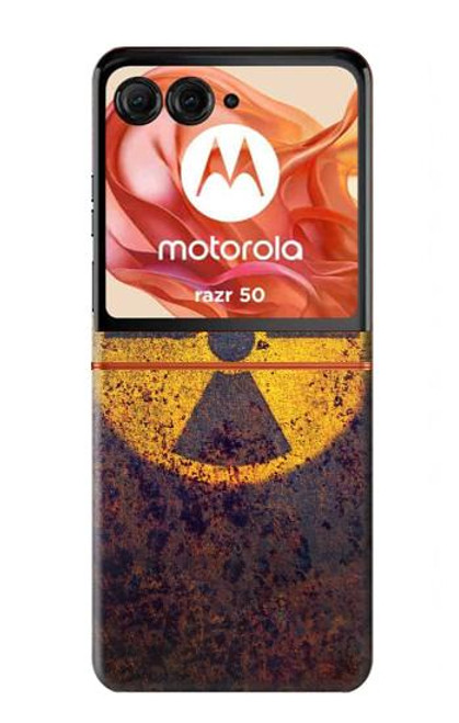 W3892 Nuclear Hazard Hard Case and Leather Flip Case For Motorola Razr 50