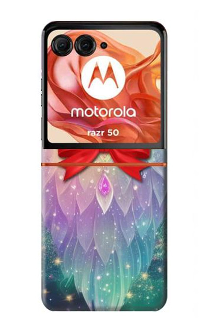 W3934 Fantasy Nerd Owl Hard Case and Leather Flip Case For Motorola Razr 50