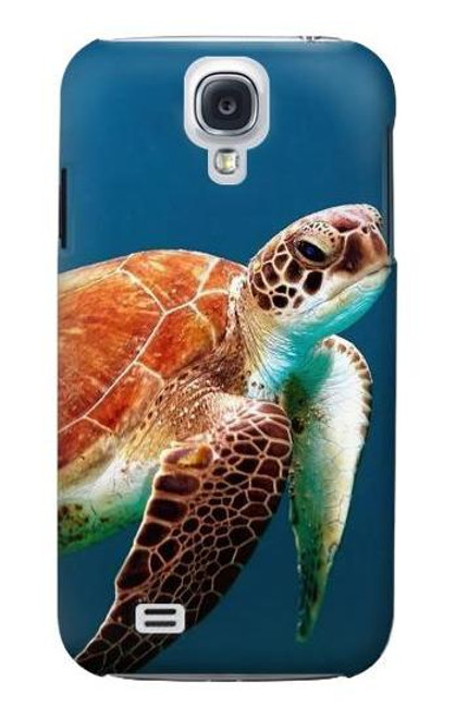 W3497 Green Sea Turtle Hard Case and Leather Flip Case For Samsung Galaxy S4
