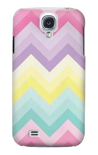W3514 Rainbow Zigzag Hard Case and Leather Flip Case For Samsung Galaxy S4
