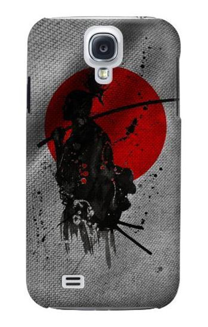 W3517 Japan Flag Samurai Hard Case and Leather Flip Case For Samsung Galaxy S4