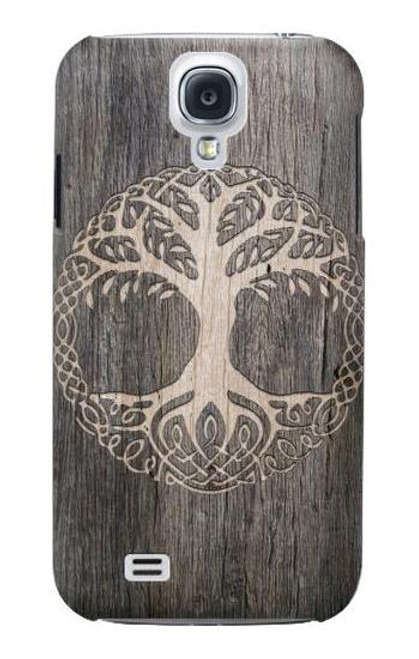 W3591 Viking Tree of Life Symbol Hard Case and Leather Flip Case For Samsung Galaxy S4