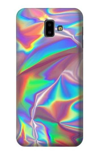 W3597 Holographic Photo Printed Hard Case and Leather Flip Case For Samsung Galaxy J6+ (2018), J6 Plus (2018)