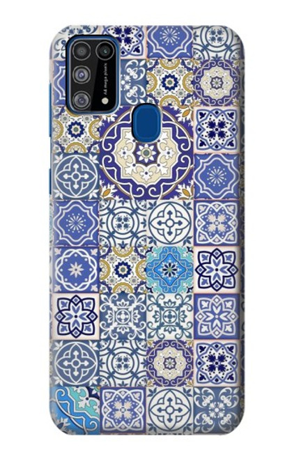 W3537 Moroccan Mosaic Pattern Hard Case and Leather Flip Case For Samsung Galaxy M31