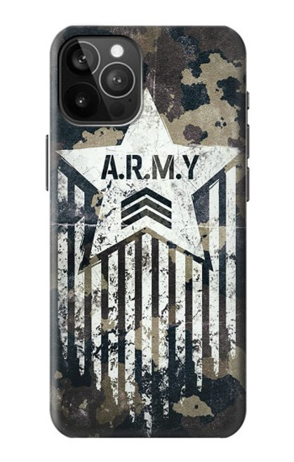 W3666 Army Camo Camouflage Hard Case and Leather Flip Case For iPhone 12 Pro Max