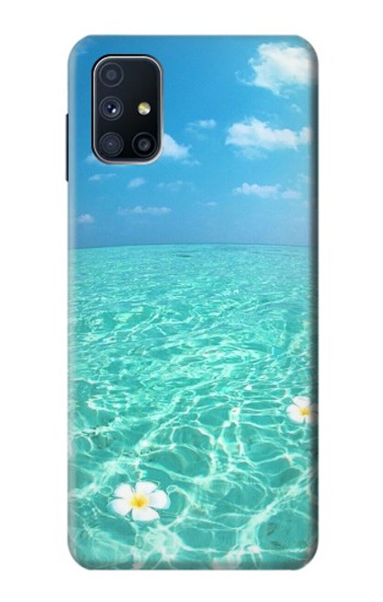 W3720 Summer Ocean Beach Hard Case and Leather Flip Case For Samsung Galaxy M51
