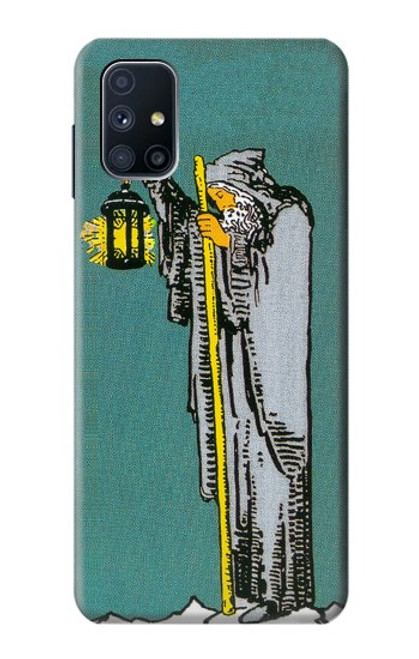 W3741 Tarot Card The Hermit Hard Case and Leather Flip Case For Samsung Galaxy M51