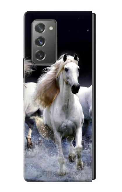 W0246 White Horse Hard Case For Samsung Galaxy Z Fold2 5G