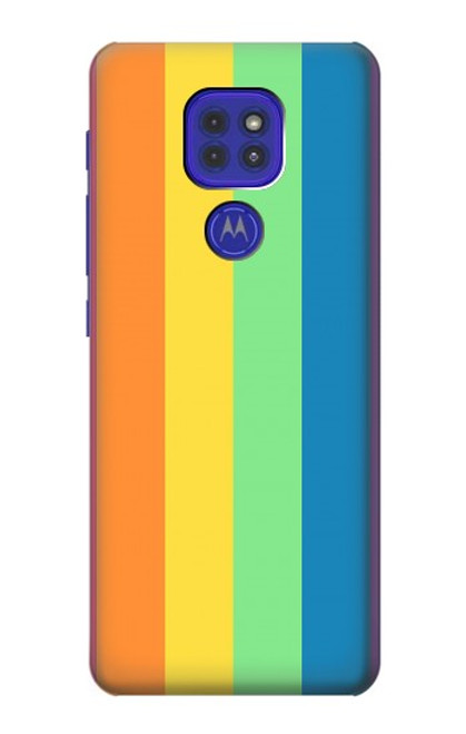 W3699 LGBT Pride Hard Case and Leather Flip Case For Motorola Moto G9 Play
