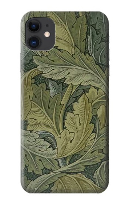 W3790 William Morris Acanthus Leaves Hard Case and Leather Flip Case For iPhone 11