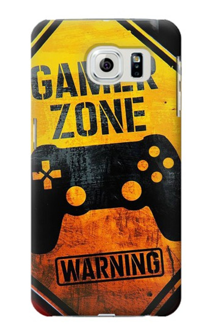 W3690 Gamer Zone Hard Case and Leather Flip Case For Samsung Galaxy S6 Edge