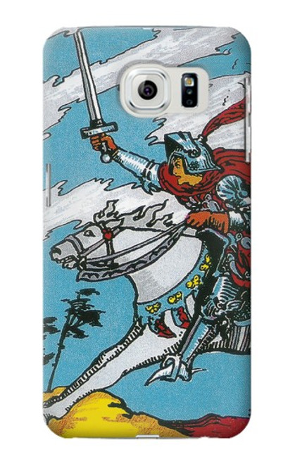 W3731 Tarot Card Knight of Swords Hard Case and Leather Flip Case For Samsung Galaxy S6 Edge
