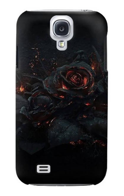 W3672 Burned Rose Hard Case and Leather Flip Case For Samsung Galaxy S4
