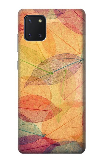 W3686 Fall Season Leaf Autumn Hard Case and Leather Flip Case For Samsung Galaxy Note10 Lite