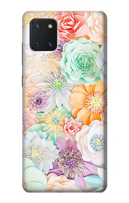 W3705 Pastel Floral Flower Hard Case and Leather Flip Case For Samsung Galaxy Note10 Lite