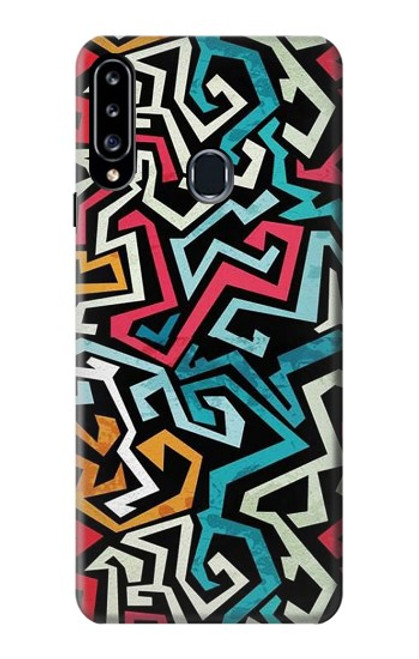 W3712 Pop Art Pattern Hard Case and Leather Flip Case For Samsung Galaxy A20s