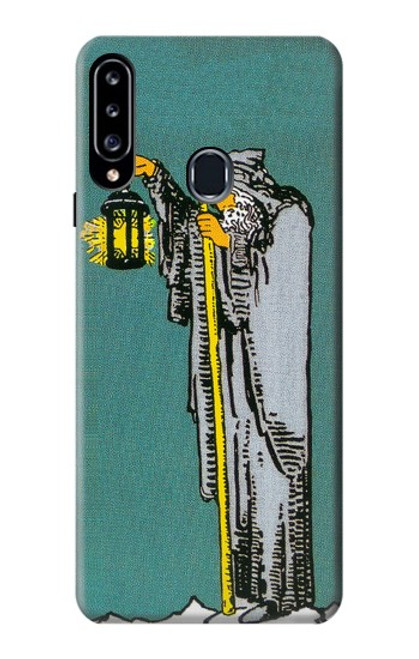 W3741 Tarot Card The Hermit Hard Case and Leather Flip Case For Samsung Galaxy A20s