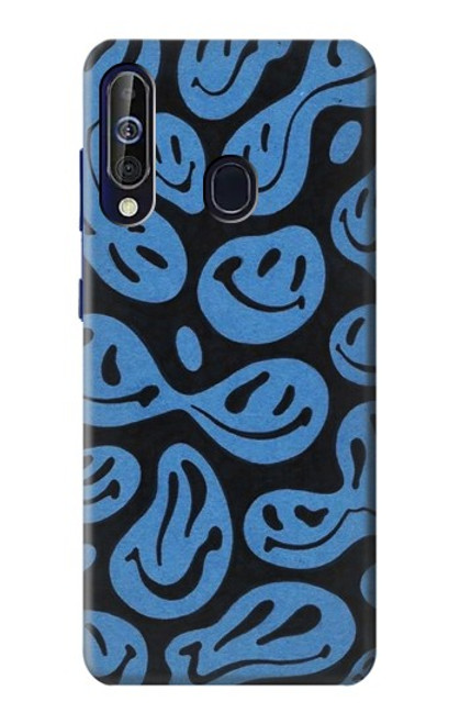 W3679 Cute Ghost Pattern Hard Case and Leather Flip Case For Samsung Galaxy A60