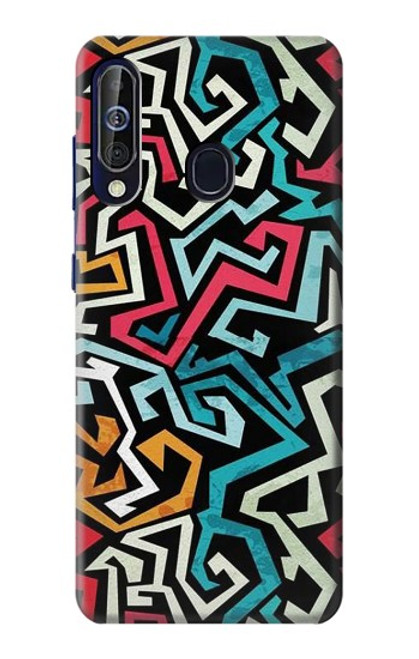 W3712 Pop Art Pattern Hard Case and Leather Flip Case For Samsung Galaxy A60