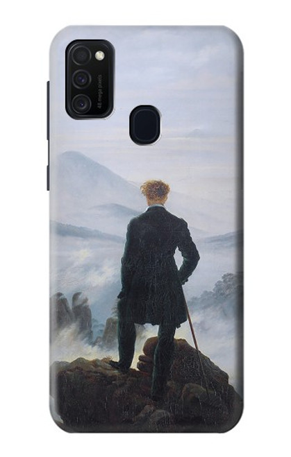 W3789 Wanderer above the Sea of Fog Hard Case and Leather Flip Case For Samsung Galaxy M21