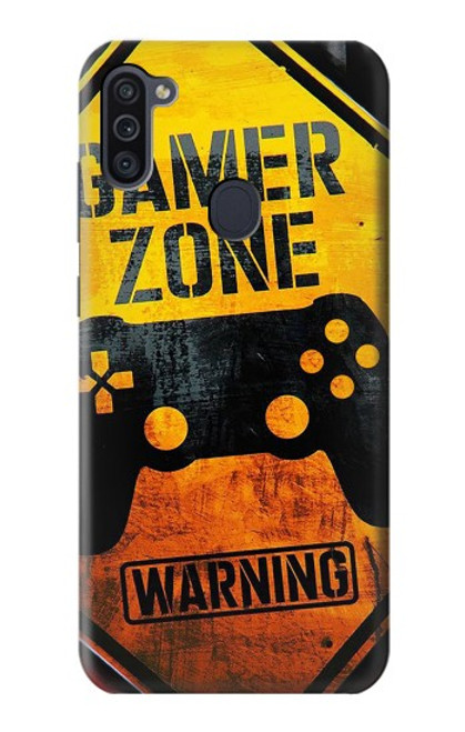W3690 Gamer Zone Hard Case and Leather Flip Case For Samsung Galaxy M11