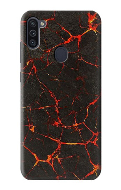 W3696 Lava Magma Hard Case and Leather Flip Case For Samsung Galaxy M11