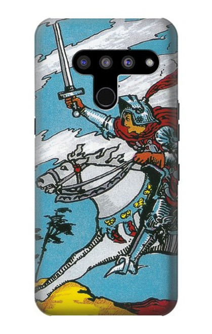 W3731 Tarot Card Knight of Swords Hard Case and Leather Flip Case For LG V50, LG V50 ThinQ 5G