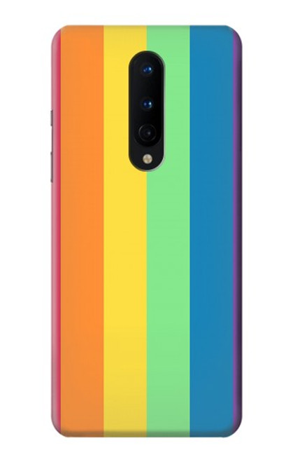 W3699 LGBT Pride Hard Case and Leather Flip Case For OnePlus 8