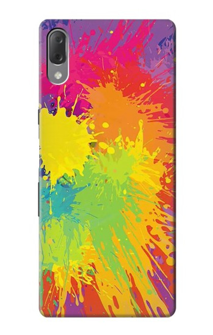 W3675 Color Splash Hard Case and Leather Flip Case For Sony Xperia L3