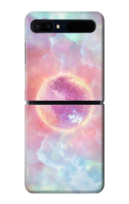 W3709 Pink Galaxy Hard Case For Samsung Galaxy Z Flip 5G
