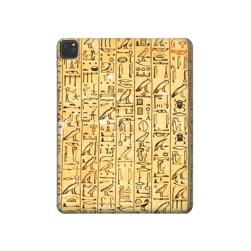 W1625 Egyptian Coffin Texts Tablet Hard Case For iPad Pro 11 (2021,2020,2018, 3rd, 2nd, 1st)