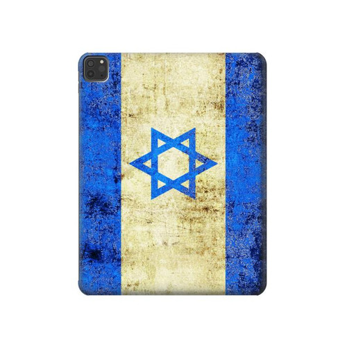 W2614 Israel Old Flag Tablet Hard Case For iPad Pro 11 (2021,2020,2018, 3rd, 2nd, 1st)