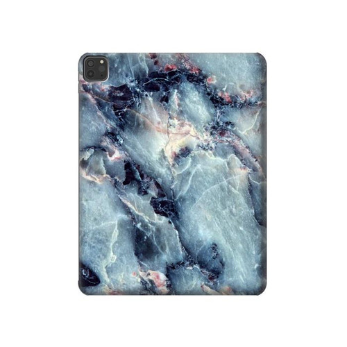 W2689 Blue Marble Texture Graphic Printed Tablet Hard Case For iPad Pro 11 (2021,2020,2018, 3rd, 2nd, 1st)