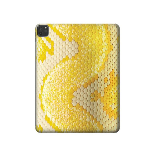 W2713 Yellow Snake Skin Graphic Printed Tablet Hard Case For iPad Pro 11 (2021,2020,2018, 3rd, 2nd, 1st)