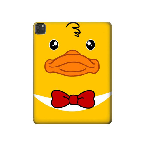 W2760 Yellow Duck Tuxedo Cartoon Tablet Hard Case For iPad Pro 11 (2021,2020,2018, 3rd, 2nd, 1st)