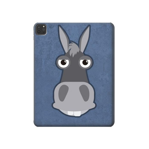 W3271 Donkey Cartoon Tablet Hard Case For iPad Pro 11 (2021,2020,2018, 3rd, 2nd, 1st)