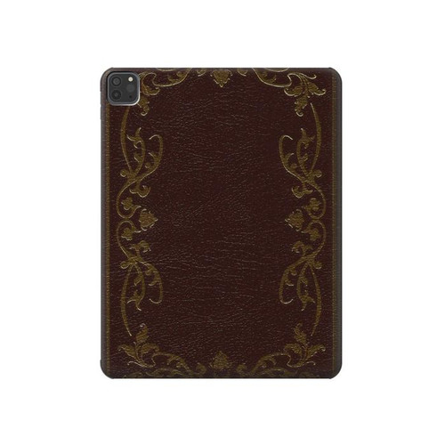 W3553 Vintage Book Cover Tablet Hard Case For iPad Pro 11 (2021,2020,2018, 3rd, 2nd, 1st)