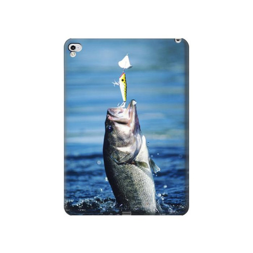 W1594 Bass Fishing Tablet Hard Case For iPad Pro 12.9 (2015,2017)