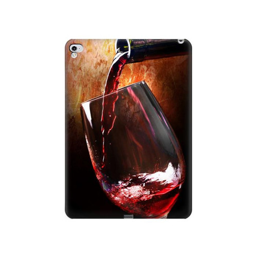 W2396 Red Wine Bottle And Glass Tablet Hard Case For iPad Pro 12.9 (2015,2017)